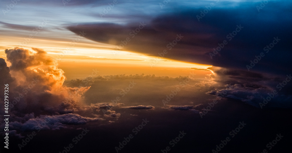 Sky above Uganda