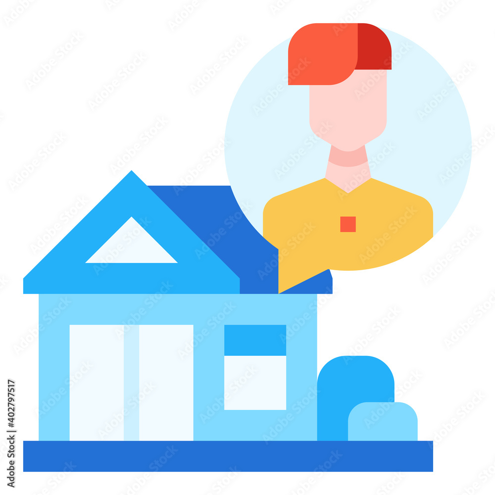 Stay at home icon for webpage, application, card, printing, social media, posts etc. Stay at home icon for webpage, application, card, printing, social media, posts etc.