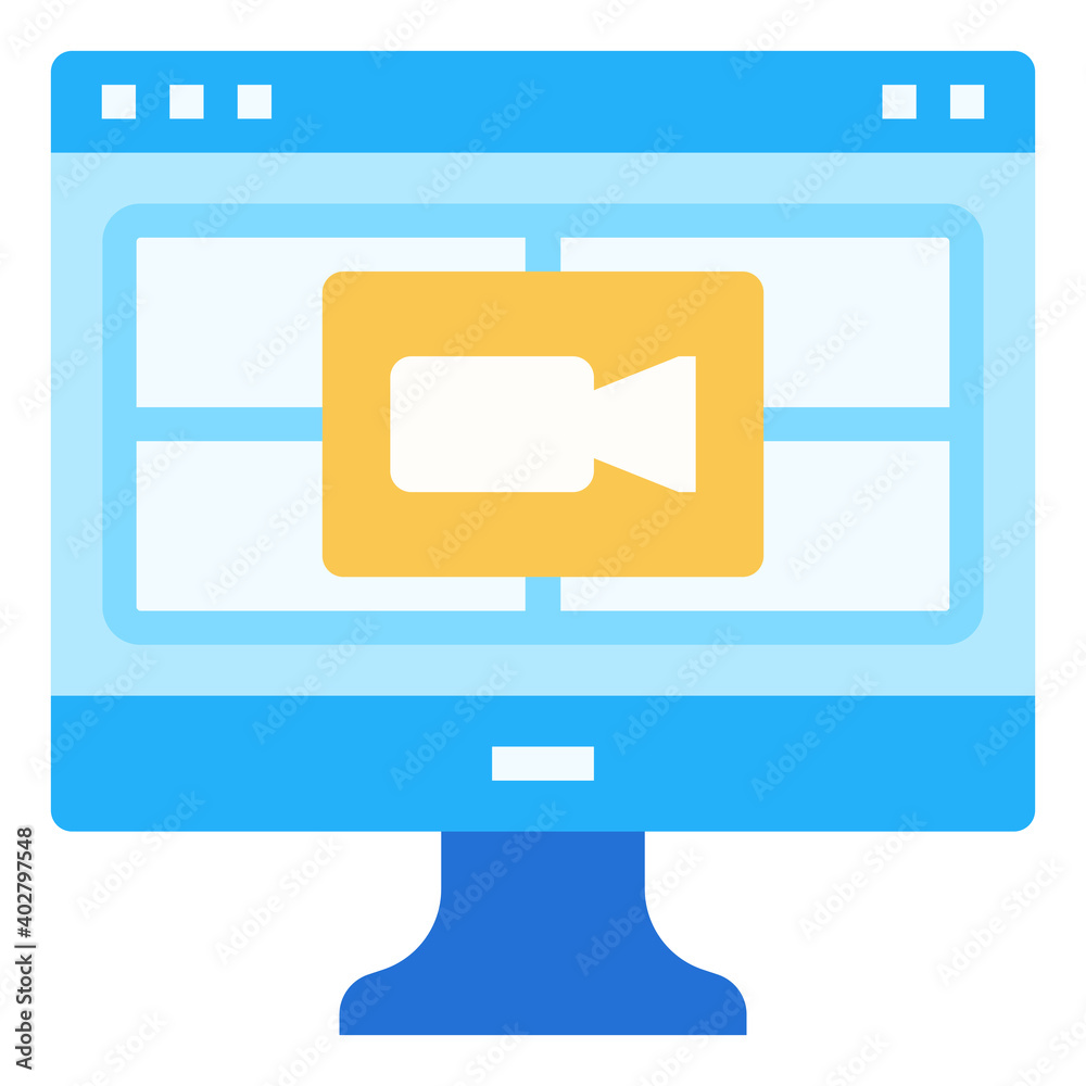 Video call icon for webpage, application, card, printing, social media, posts etc. Video call icon for webpage, application, card, printing, social media, posts etc.