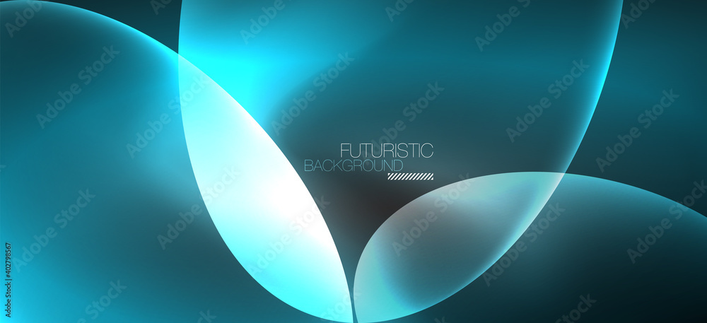 Neon ellipses abstract backgrounds. Shiny bright round shapes glowing in the dark. Vector futuristic illustrations for covers, banners, flyers and posters and other Neon ellipses abstract backgrounds. Shiny bright round shapes glowing in the dark. Vector futuristic illustrations for covers, banners, flyers and posters and other