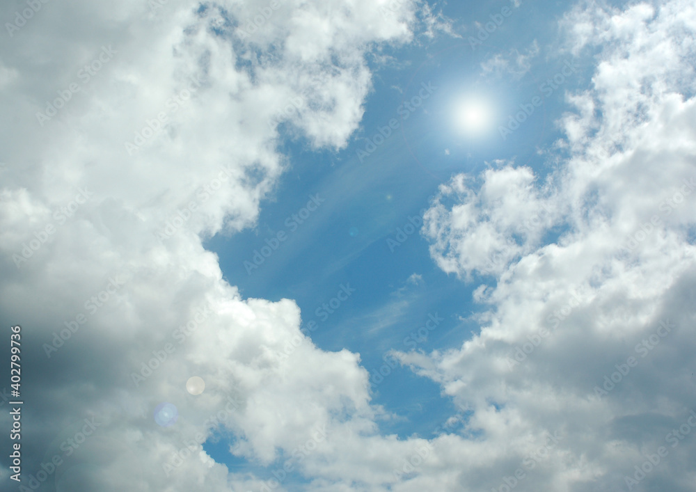 Obraz premium Cloudy sky background