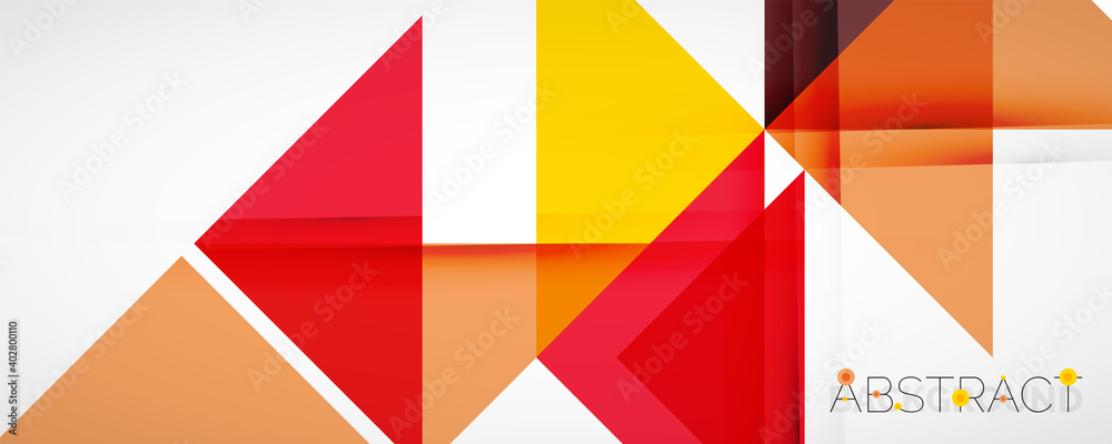 Set of vector triangle geometric backgrounds. Vector illustration for covers, banners, flyers and posters and other designs Set of vector triangle geometric backgrounds. Vector illustration for covers, banners, flyers and posters and other designs