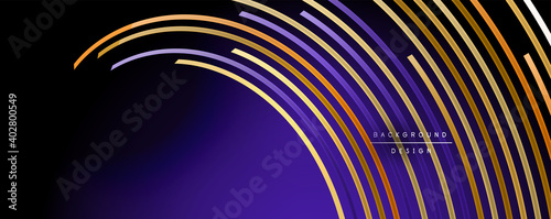 Abstract colorful lines vector background. Internet  big data and technology connections concept  abstract template