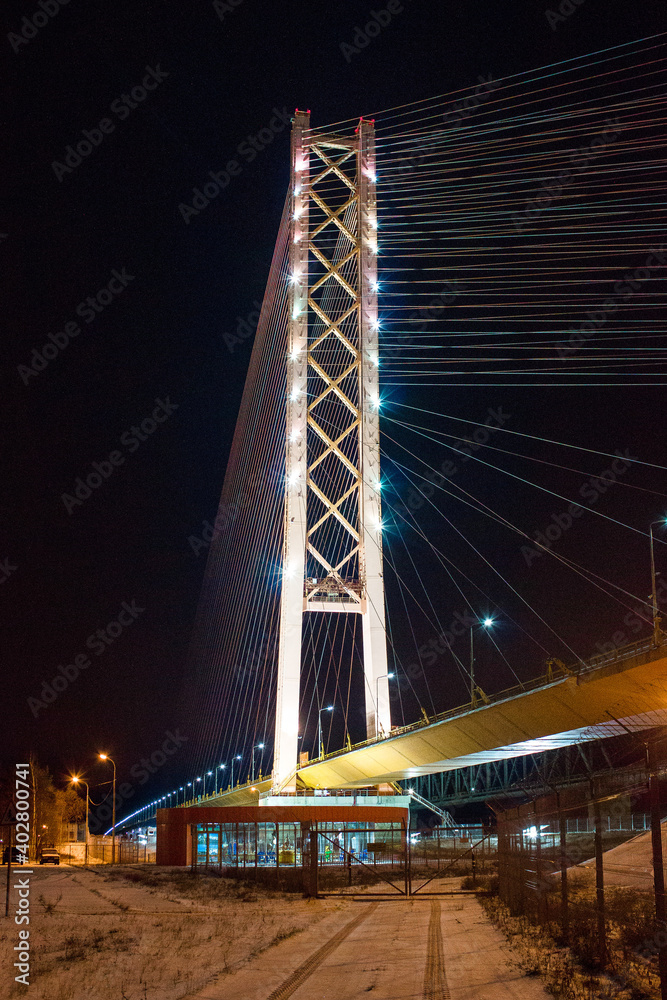 Fototapeta premium Night bridge