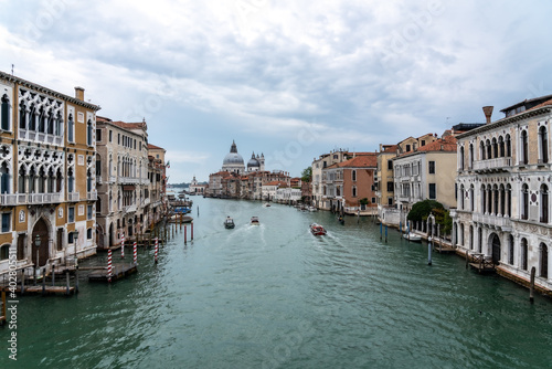 Canal Grande, Richtung Dorsoduro, Santa Maria della Salute, Venedig