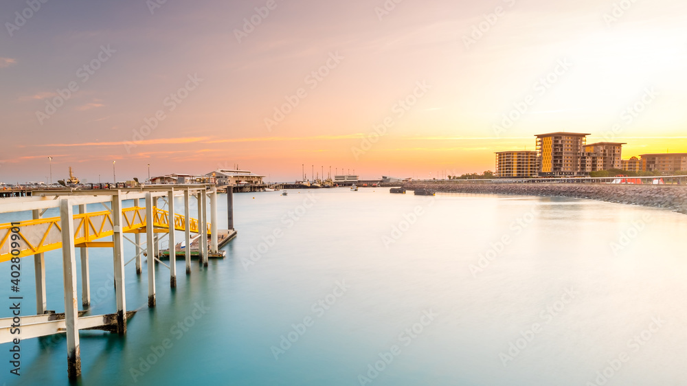 Obraz premium Darwin Waterfront Lagoon Viewed from Stokes Hill