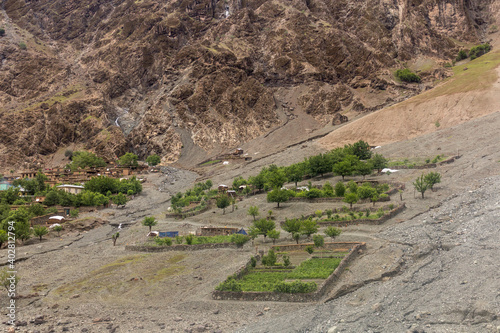 Small village in Badakhshan Province of Afghanistan