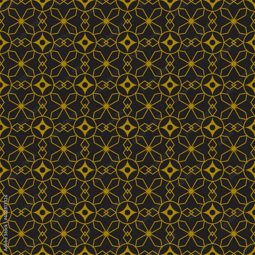 luxury geometric islamic concept seamless pattern vector graphic