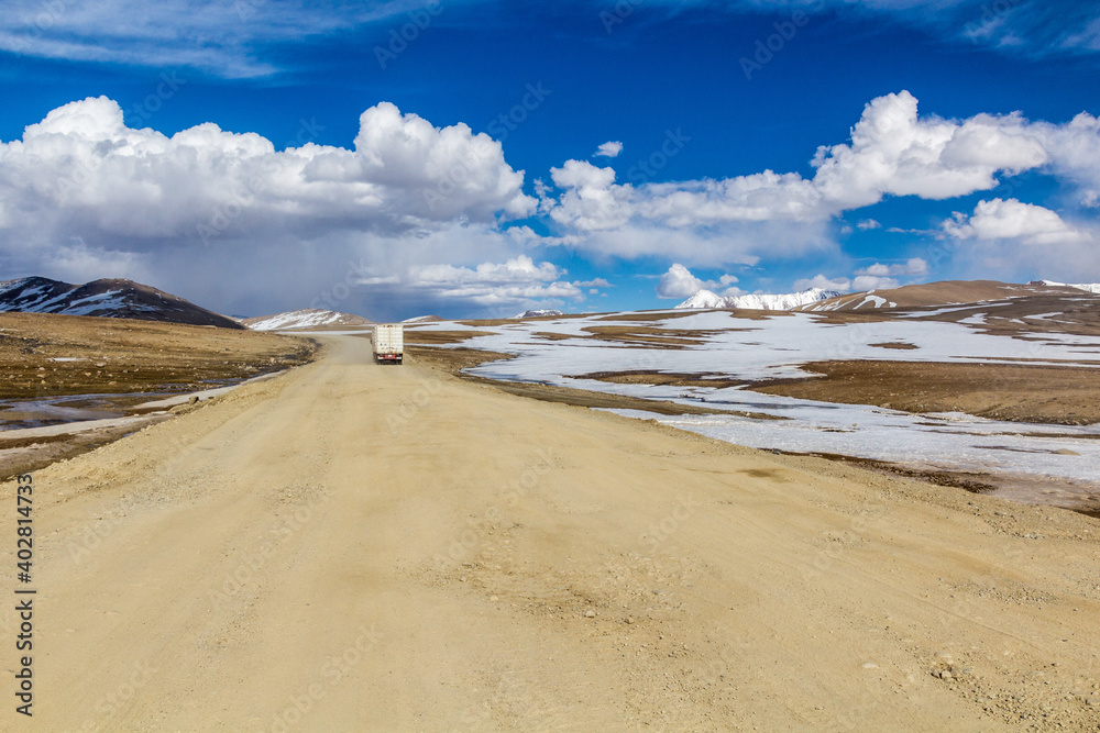 Pamir Highway in Gorno-Badakhshan Autonomous Region, Tajikistan