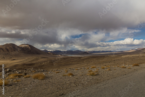 Landscape of Pamir mountains, Tajikistan