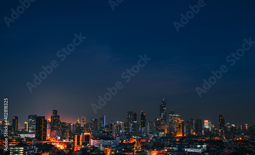 Wallpaper Mural Cityscape in middle of Bangkok,Thailand Torontodigital.ca