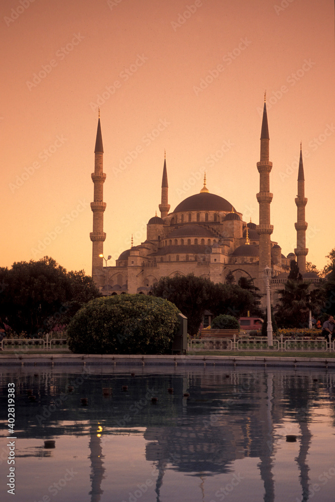 Naklejka premium TURKEY ISTANBUL BLUE MOSQUE