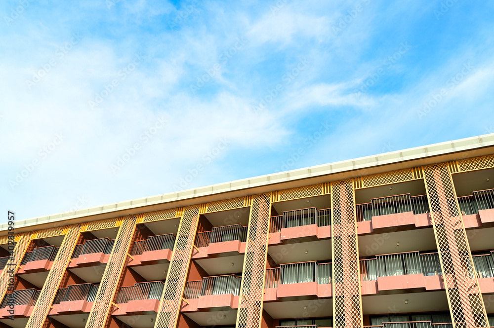 House building of modern Luxury Apartment Building House building of modern Luxury Apartment Building