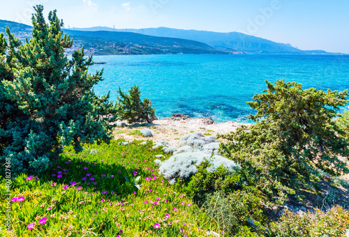 Mordogan Coast view in Izmir Province photo