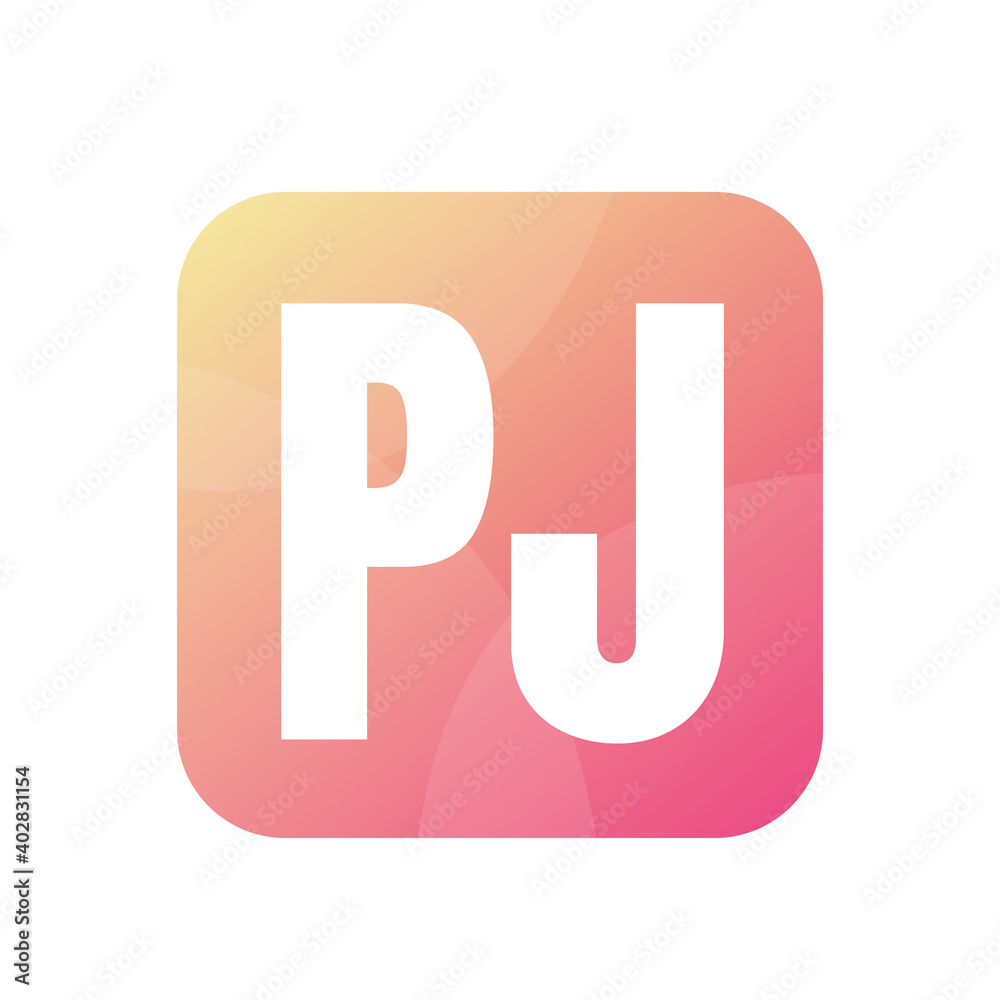 PJ Letter Logo Design With Simple style PJ Letter Logo Design With Simple style