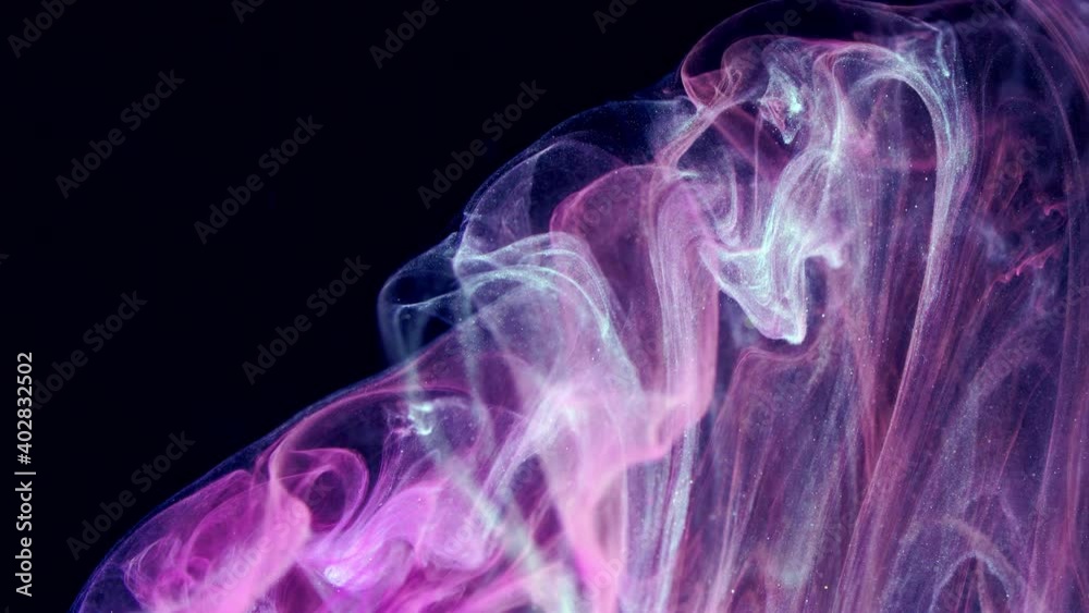 Mystic Smoke on Black Background. Mystic Smoke on Black Background.