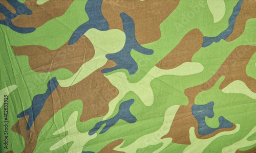 green tone camouflage canvas fabric on umbrella 