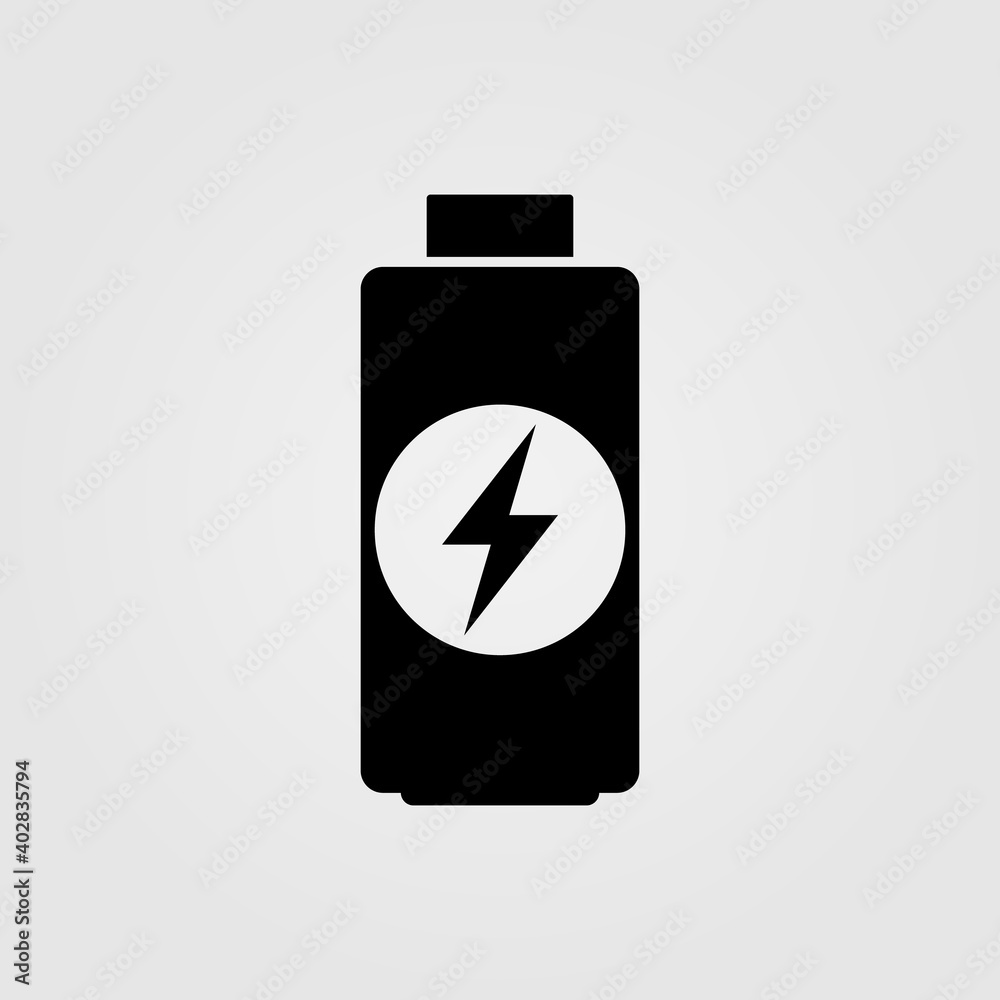 Battery charging icon. Mobile phone battery vector illustration. Battery charging icon. Mobile phone battery vector illustration.