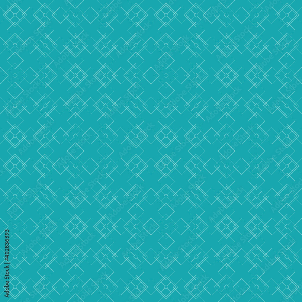 geometric seamless pattern on blue background