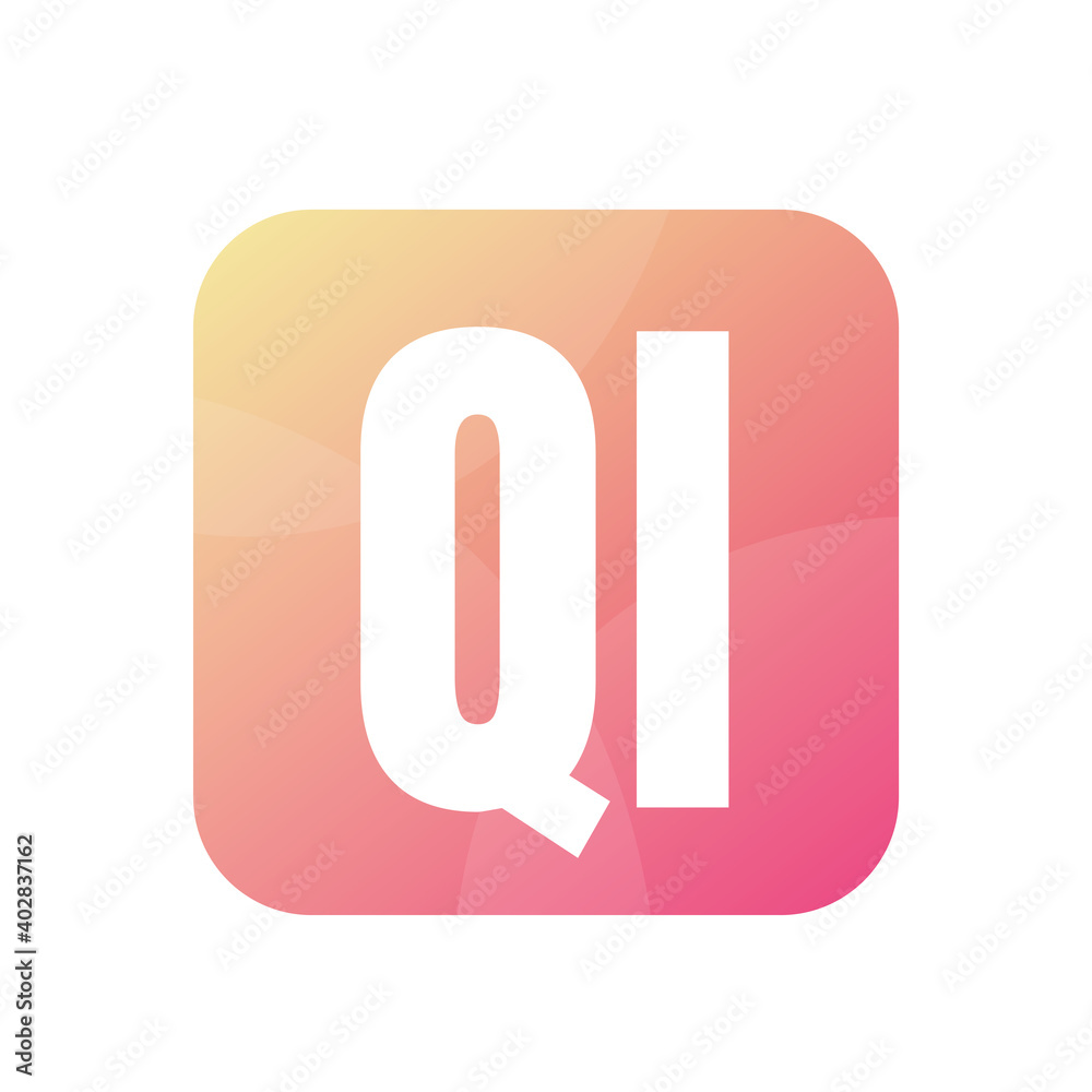 QI Letter Logo Design With Simple style QI Letter Logo Design With Simple style