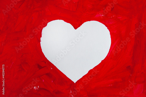 Background for design to Valentine's Day. Love background. Red heart 