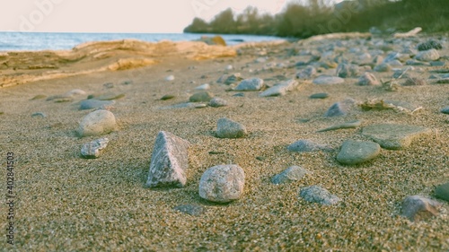view from the beach