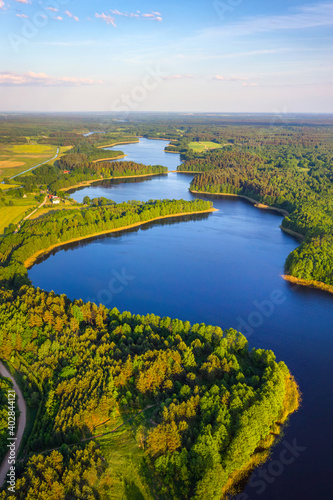 Beatiful lake in Belarus