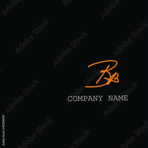 BB handwritten logo for identity