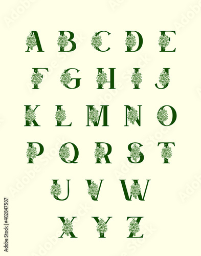 vector works alphabet monograms