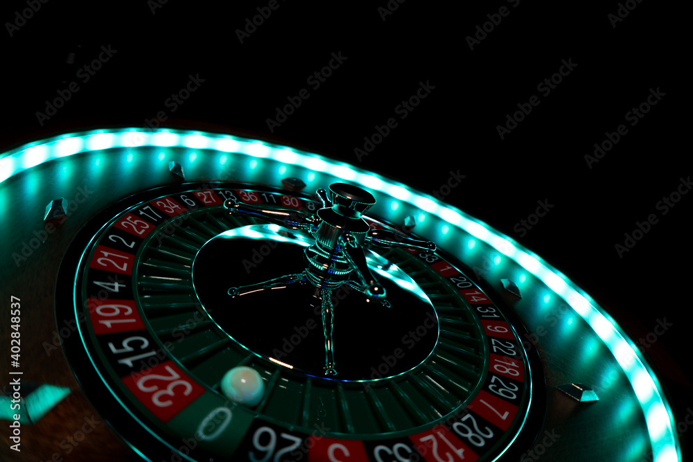 Obraz premium Roulette table close up at the Casino