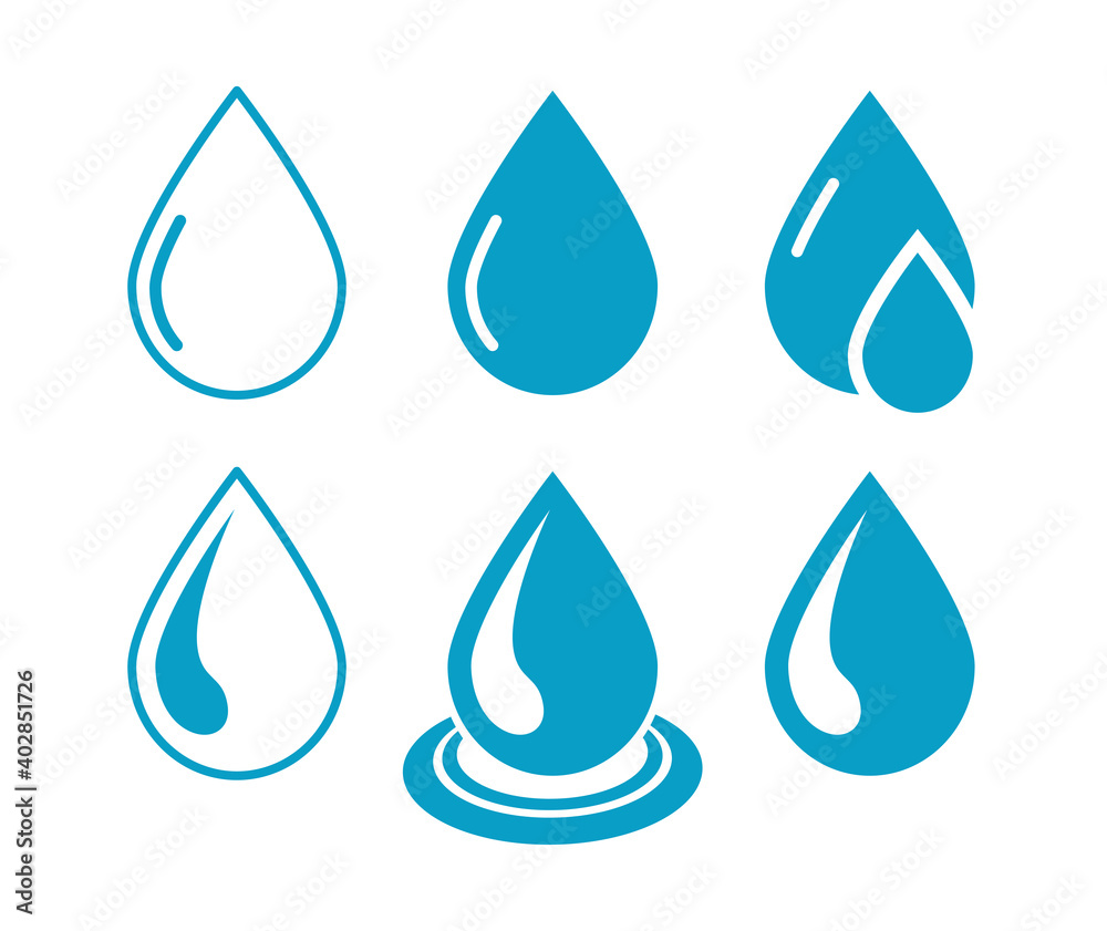 blue water drop blue water drop