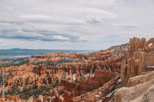 View over Bryce National park, Utah, United States of America.
