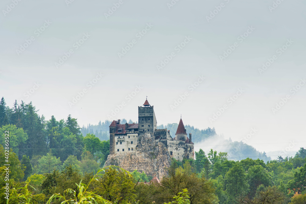 Dracula Castle in Brasov Romania a beautiful landscape