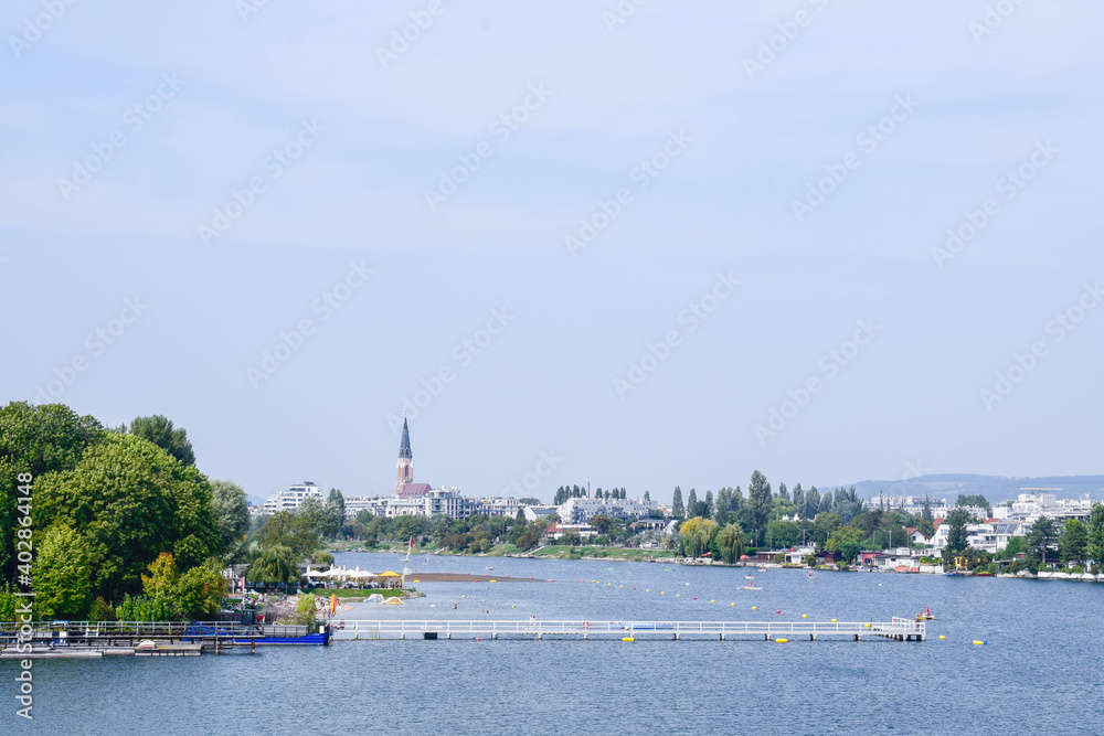 Fototapeta premium Austria widok na Dunaj 