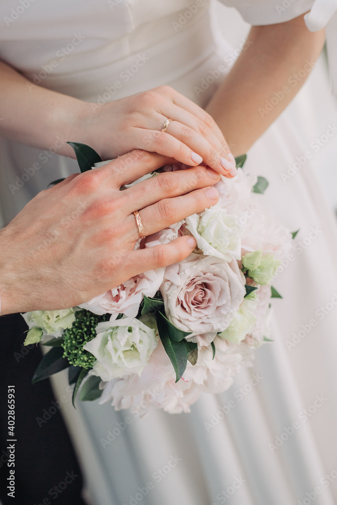 hands bride groom together tenderness couple love hands bride groom together tenderness couple love