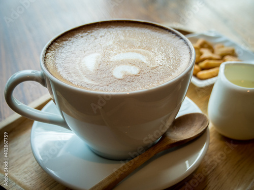 Obraz na płótnie Hot coffee. w salonie