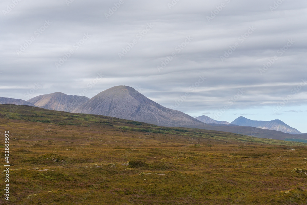 View over Beinn na Caillich on the Isle of Skye