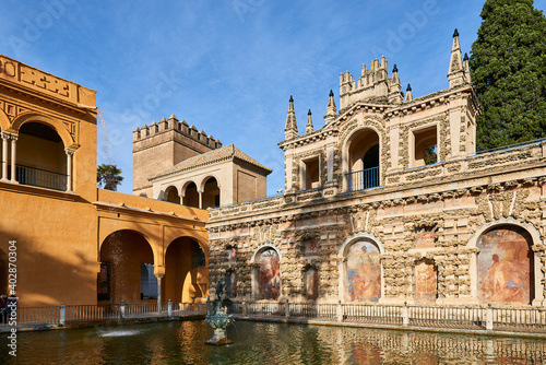 Royal Palace (Real Alcazar) Sevilla, Andalusia, Spain, Europe.