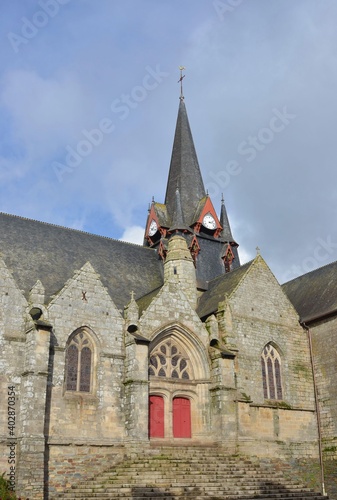 église St Pierre, Sérent, Morbihan, Bretagne, France