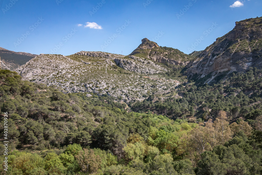 andalusia, near caminito del rey, spain