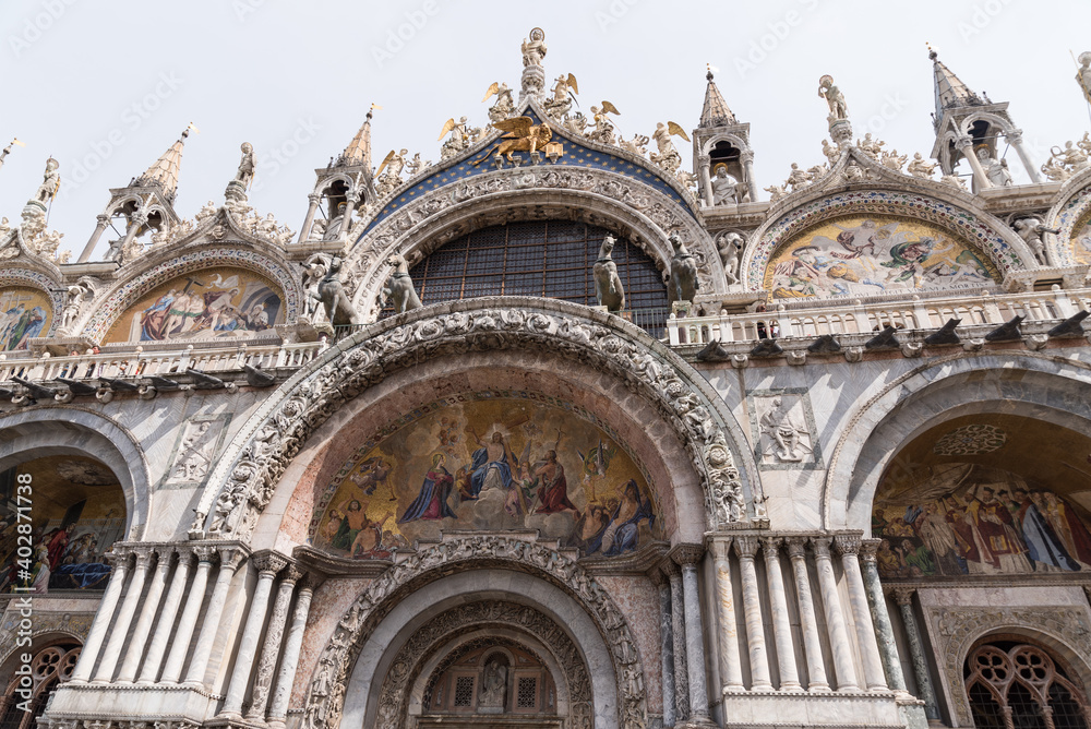 Fassade der Markuskirche - Venedig Markusdom