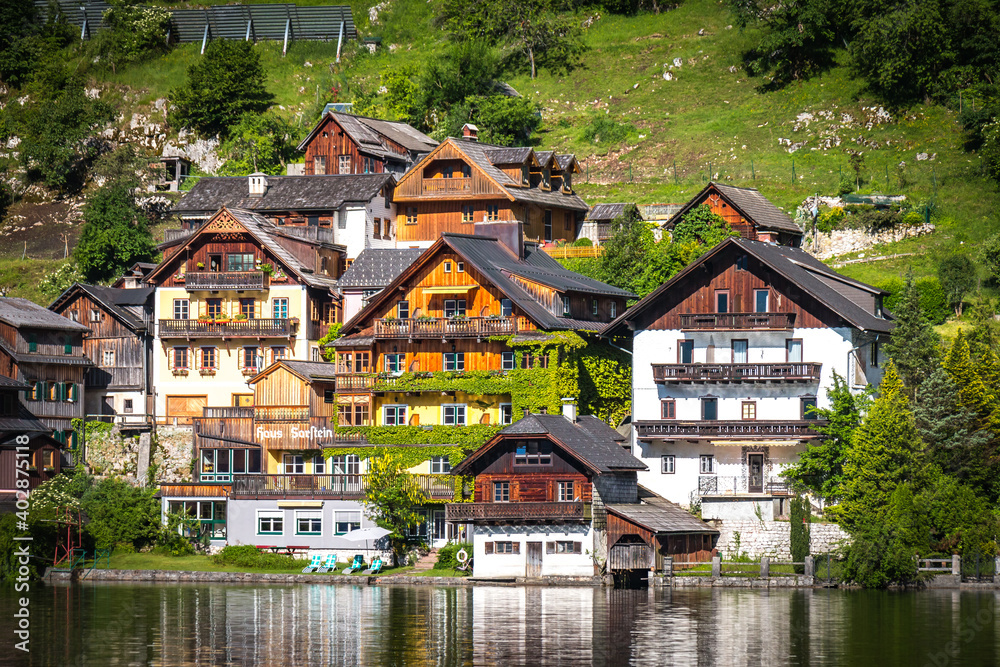 houses of hallstatt, austria 