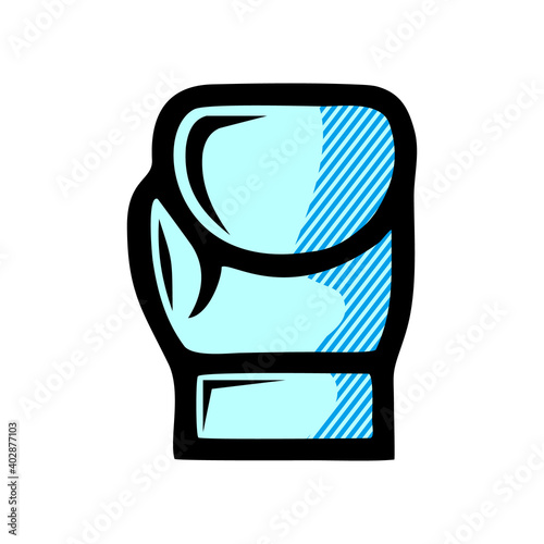 boxing glove icon isolated on white background from gym collection