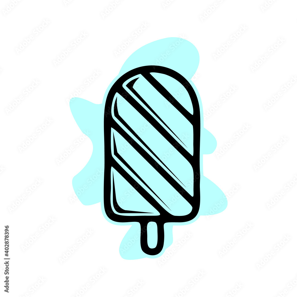 ice cream icon isolated on white background from gastronomy collection. ice cream icon isolated on white background from gastronomy collection.
