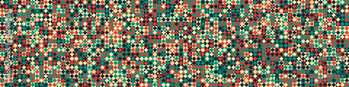 Abstract Geometric Pattern generative computational art illustration