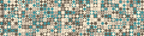 Abstract Geometric Pattern generative computational art illustration