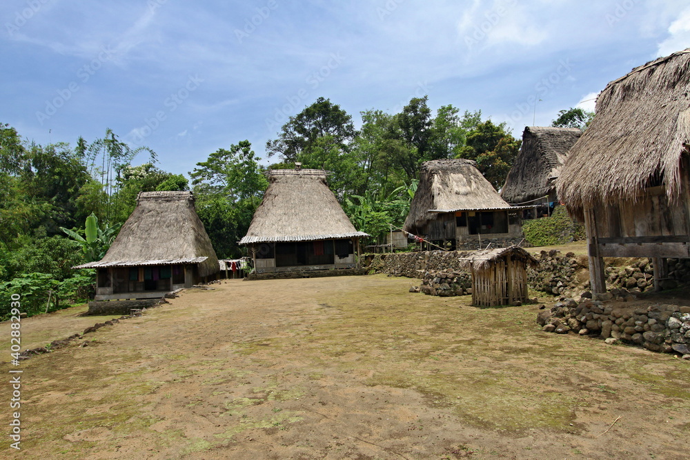 Luba traditional village of Ngada people. Located near Bajawa City. Flores Island. Indonesia. Asia. Luba traditional village of Ngada people. Located near Bajawa City. Flores Island. Indonesia. Asia.