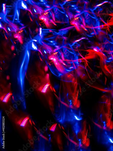 background of abstract lights , defocused , neon lights, abstract psychedelic background, foto vertical