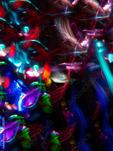 background of abstract lights , defocused , neon lights, abstract psychedelic background, foto vertical