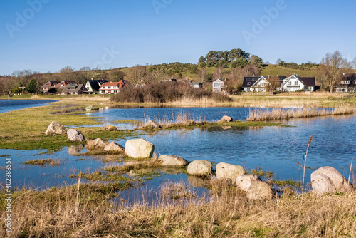 Ortsansicht Middelhagen auf der Insel Rügen